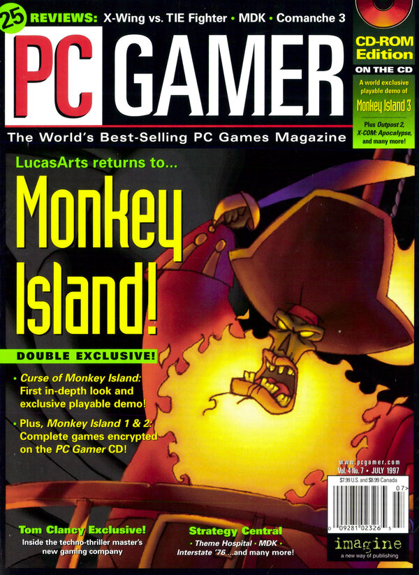 PC Gamer   Issue 038   July 1997 cover